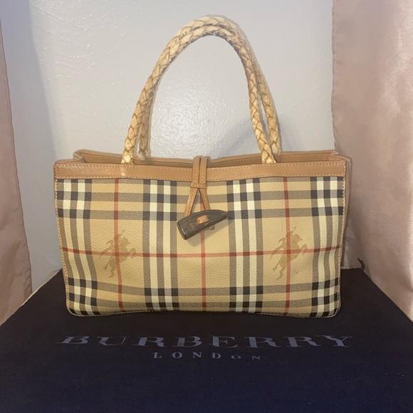 Burberry Handbags - ❤️Burberry Handbag with raffia handles